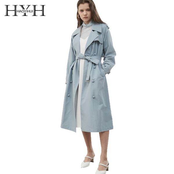 hyh haoyihui commuter style double breasted oversize windbreaker blue solid trench coats autumn new arrival, Tan;black
hyh haoyihui commuter style double breasted oversize windbreaker blue solid trench coats autumn new arrival, Tan;black