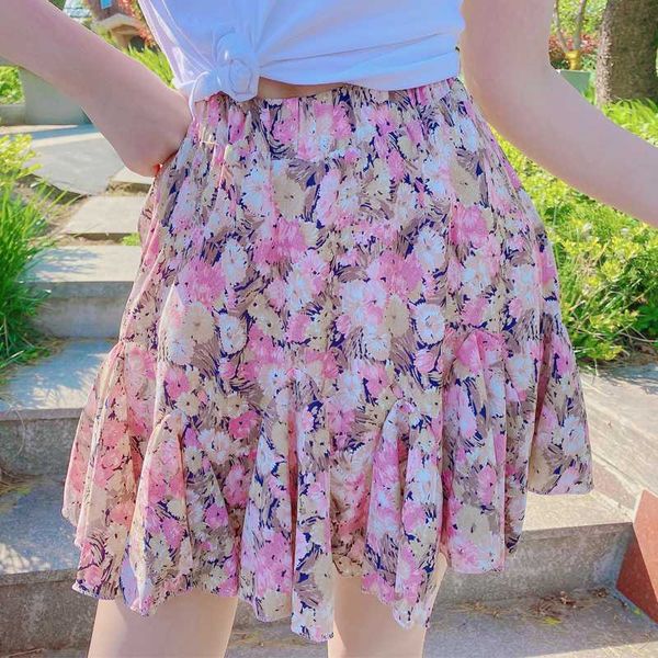 summer floral small daisies silky chiffon skirt 2020 high waist fishtail skirt a-line girly heart college style sweet girl, Black
summer floral small daisies silky chiffon skirt 2020 high waist fishtail skirt a-line girly heart college style sweet girl, Black