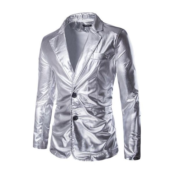 мужчины ночной клуб fashion куртки gold metallic silver black shiny blazer сценических кнопка длинные рукава тонкая партия wear, White;black
мужчины ночной клуб fashion куртки gold metallic silver black shiny blazer сценических кнопка длинные рукава тонкая партия wear, White;black