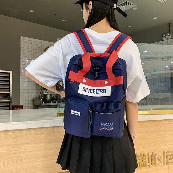 girls backpack for school backpack women small nylon panelled fashion bagpack casual simple preppy style student back pack red
girls backpack for school backpack women small nylon panelled fashion bagpack casual simple preppy style student back pack red