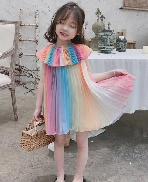 Hot 2019 Summer Girl Dress Kids New Iridescent color Soft Princess Dresses Baby Girls Beach dress
Hot 2019 Summer Girl Dress Kids New Iridescent color Soft Princess Dresses Baby Girls Beach dress