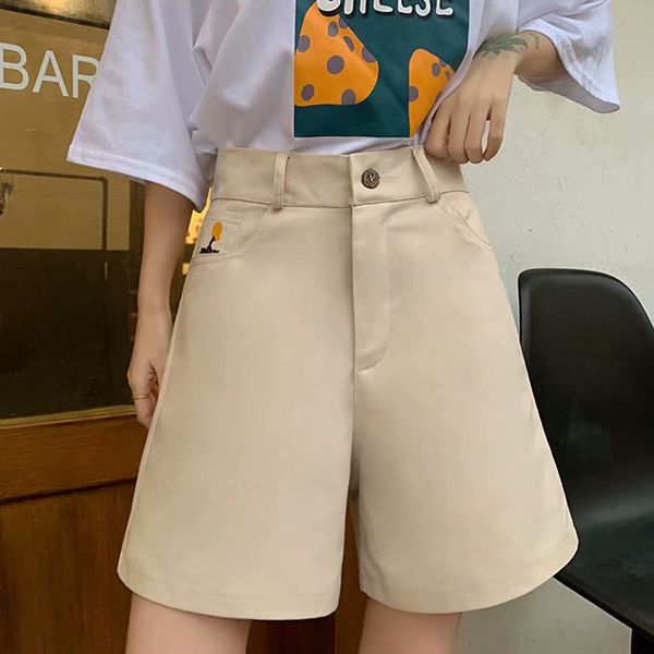 summer women's shorts fashion cowboy style harajuku solid color high waist shorts casual streetwear embroidery feminino, White;black
summer women's shorts fashion cowboy style harajuku solid color high waist shorts casual streetwear embroidery feminino, White;black