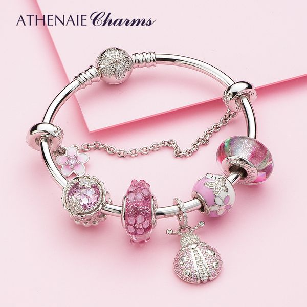 athenaie 100% 925 sterling silver flower garden charms bracelet with cz charm glass beads for women bangles, Golden;silver
athenaie 100% 925 sterling silver flower garden charms bracelet with cz charm glass beads for women bangles, Golden;silver