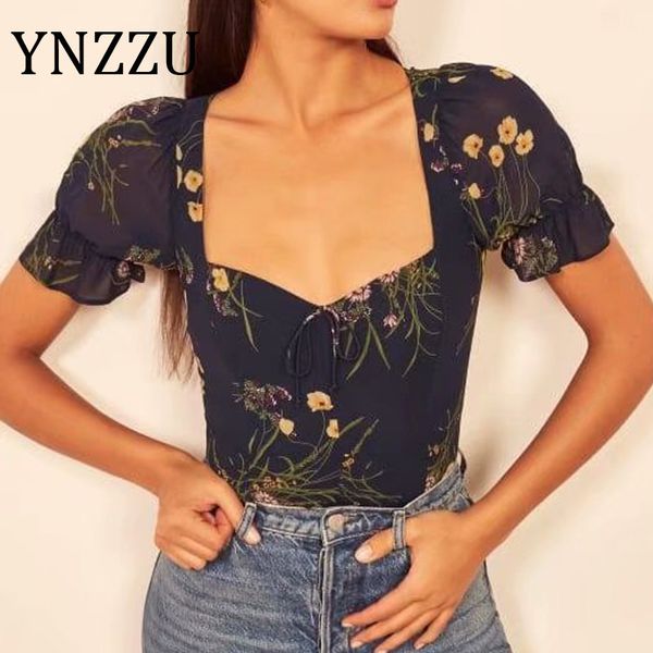 ynzzu square collar ruched blouse shirts female see through chiffon floral print fashion short sleeve crop shirt at528, White
ynzzu square collar ruched blouse shirts female see through chiffon floral print fashion short sleeve crop shirt at528, White