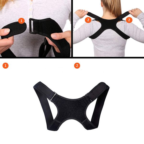 recto espalda soporte para la corrección de la postura vertical postura de espalda estabilizador liberación cuello dolor ws99, Black;blue
recto espalda soporte para la corrección de la postura vertical postura de espalda estabilizador liberación cuello dolor ws99, Black;blue