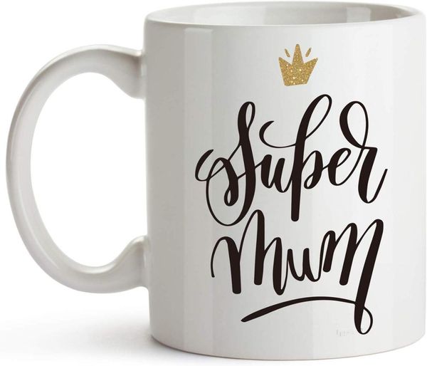 mother's day birthday mug gift for mum wife - super mum - 330ml funny ceramic coffee mug gifts from daughter son,dropshipping
mother's day birthday mug gift for mum wife - super mum - 330ml funny ceramic coffee mug gifts from daughter son,dropshipping