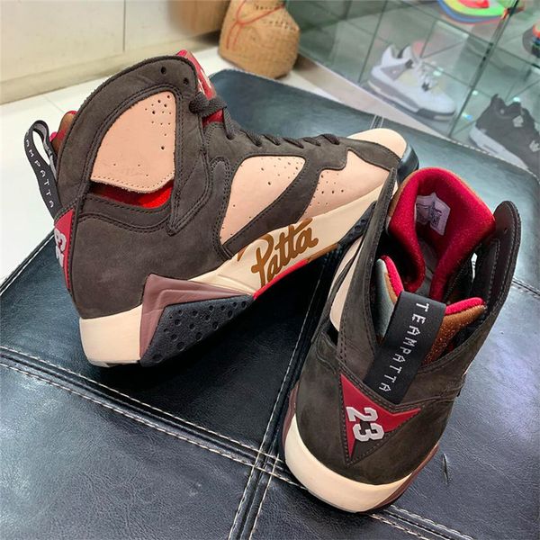 2019 top 7s аутентичные patta x air 7 og sp shimmer ретро-жесткий красный, White;red
2019 top 7s аутентичные patta x air 7 og sp shimmer ретро-жесткий красный, White;red