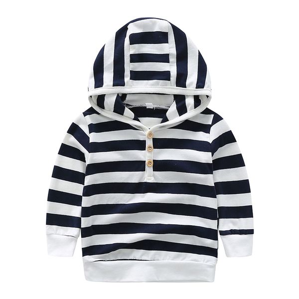 New Spring Autumn Casual Children Newborn Boy Clothes Long Sleeve Hoodie Striped Printing Blouse Kids Infant Tops Sweater Wear
New Spring Autumn Casual Children Newborn Boy Clothes Long Sleeve Hoodie Striped Printing Blouse Kids Infant Tops Sweater Wear