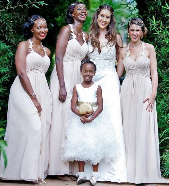 setwell halter a-line bridesmaid dresses sleeveless pleated chiffon appliqued plus size floor length maid of honor gowns, White;pink
setwell halter a-line bridesmaid dresses sleeveless pleated chiffon appliqued plus size floor length maid of honor gowns, White;pink