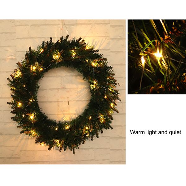 christmas party decoration green flower wreath with light xmas tree hanging flower garland pendant home wall ornament 30/40cm
christmas party decoration green flower wreath with light xmas tree hanging flower garland pendant home wall ornament 30/40cm