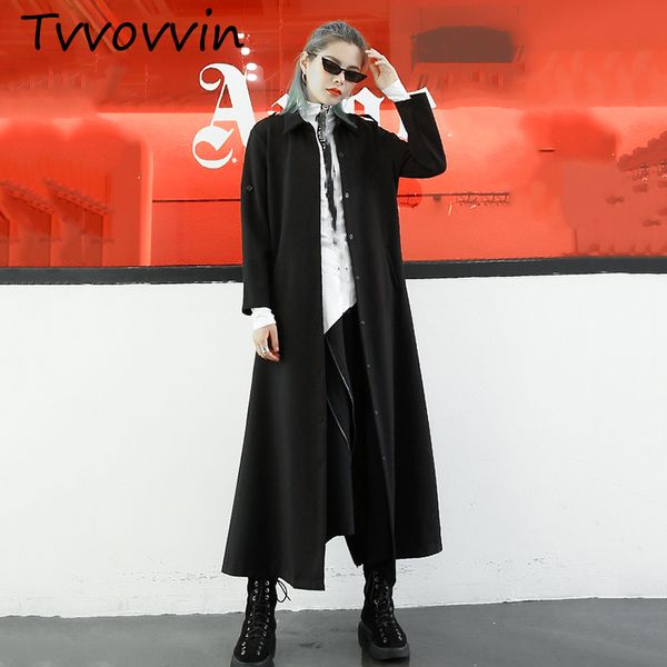 tvvovvin women black long brief trench new lapel long sleeve button loose fit windbreaker fashion tide autumn winter 2019 c714, Tan;black
tvvovvin women black long brief trench new lapel long sleeve button loose fit windbreaker fashion tide autumn winter 2019 c714, Tan;black