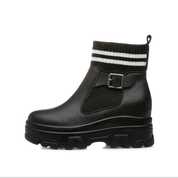 autumn winter new boots female inside heighten female shoe web celebrity 100 take short boots dermal, Black
autumn winter new boots female inside heighten female shoe web celebrity 100 take short boots dermal, Black