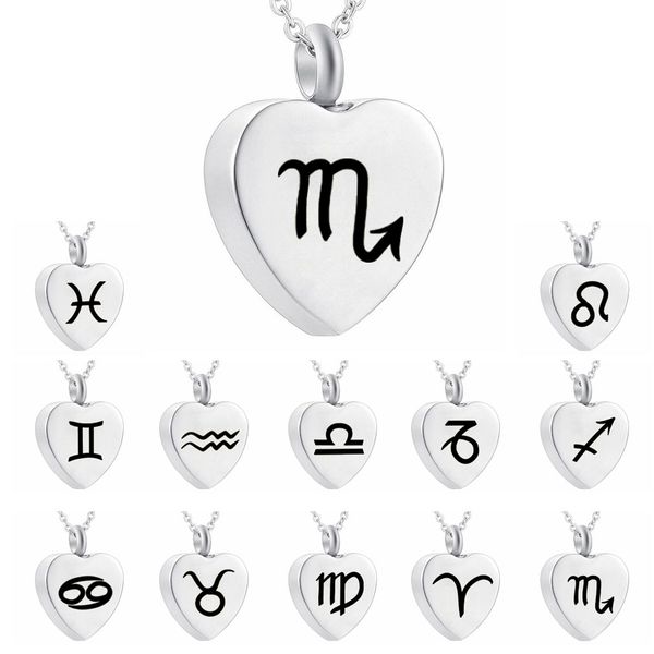 12 constellations necklace women jewelry 12 zodiac sign tag pendant ashes necklace birthday gifts, Silver
12 constellations necklace women jewelry 12 zodiac sign tag pendant ashes necklace birthday gifts, Silver