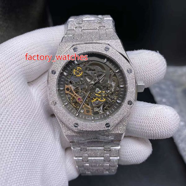 new designer watches skeleton dial frosted sliver luxury men's watch 316 stanless steel 42mm automatic movement sport men watch, Slivery;brown
new designer watches skeleton dial frosted sliver luxury men's watch 316 stanless steel 42mm automatic movement sport men watch, Slivery;brown