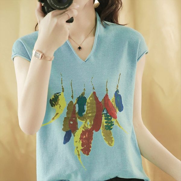 summer 2020 t-shirt cotton linen and linen knitted short-sleeved women's v-neck loose cotton printed t-shirt women's thin casual, White
summer 2020 t-shirt cotton linen and linen knitted short-sleeved women's v-neck loose cotton printed t-shirt women's thin casual, White