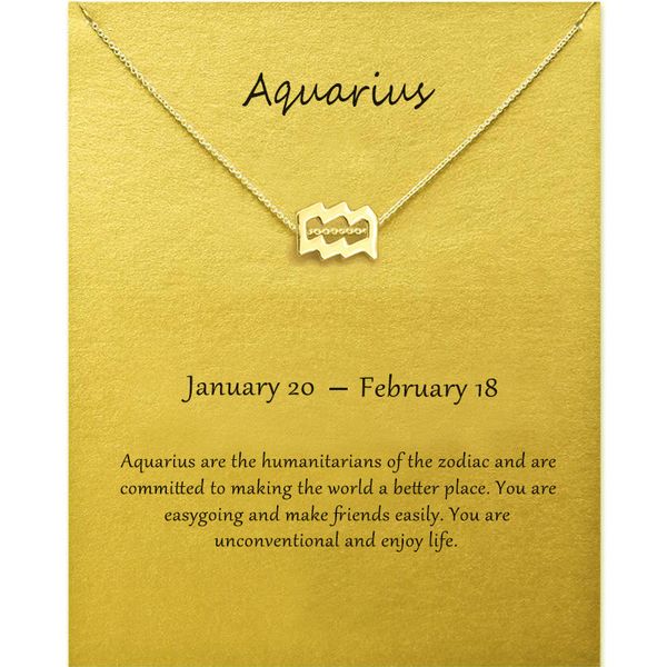 fashion jewelry 12 constellation aquarius pendant necklaces for women zodiac chains necklace gold silver color birthday gift
fashion jewelry 12 constellation aquarius pendant necklaces for women zodiac chains necklace gold silver color birthday gift