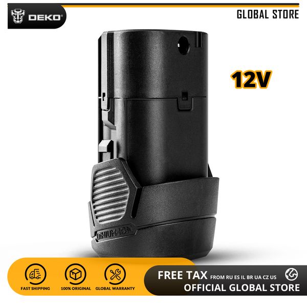 deko battery12v 12v max 1300mah lithium ion battery for gcd12du3 cordless drill replaceable battery pack
deko battery12v 12v max 1300mah lithium ion battery for gcd12du3 cordless drill replaceable battery pack