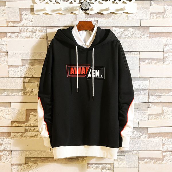 2019 m-2xl men's autumn winter casual cotton long sleeved hooded drawstring button o-neck sweatshirt drop shipping july30, Black
2019 m-2xl men's autumn winter casual cotton long sleeved hooded drawstring button o-neck sweatshirt drop shipping july30, Black