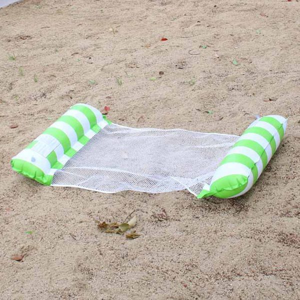 Inflatable Water Hammock Floating Bed Lounge Chair Drifter Swimming Pool Beach Float Ac889