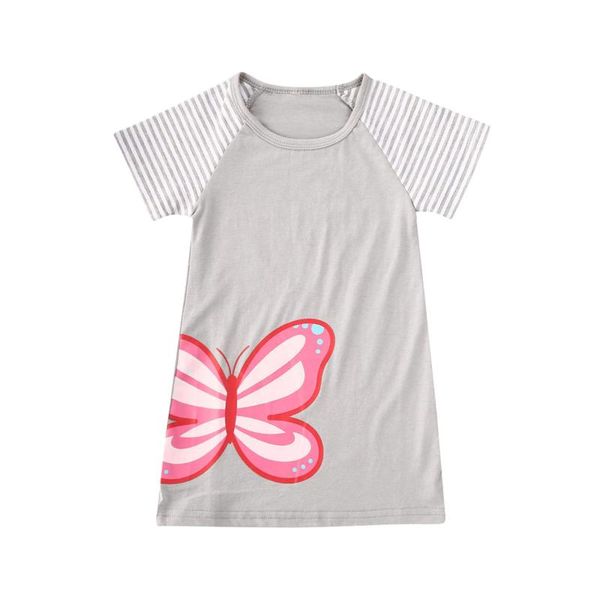 kids girls clothes short sleeve cotton cute striped casual dress summer baby girl butterfly printed princess dresses 2-7y, Red;yellow
kids girls clothes short sleeve cotton cute striped casual dress summer baby girl butterfly printed princess dresses 2-7y, Red;yellow