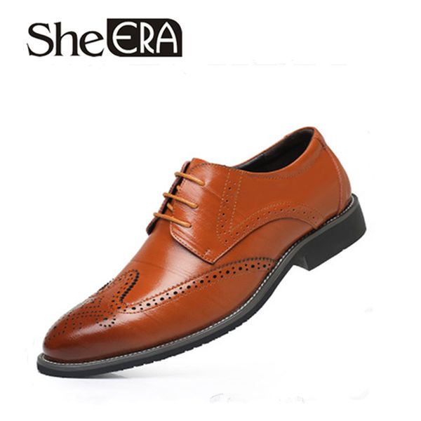 she era 2018 new arrivals genuine leather men casual shoes leather solid oxfords lace-up men shoes spring/autumn, Black
she era 2018 new arrivals genuine leather men casual shoes leather solid oxfords lace-up men shoes spring/autumn, Black