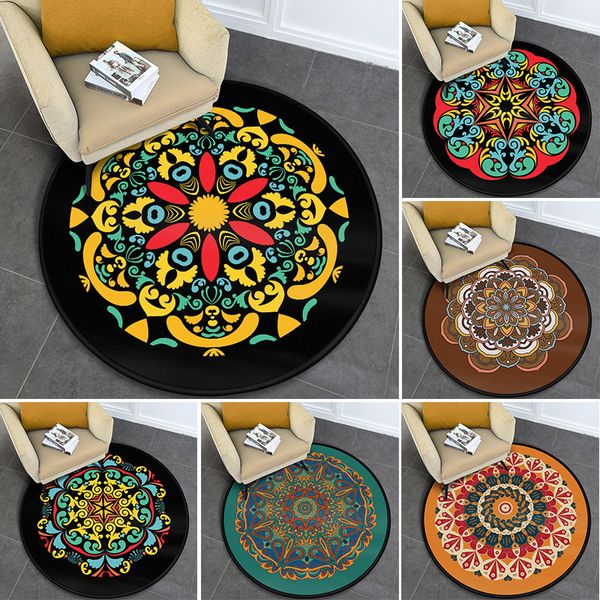 retro round carpet for living room mandala anti slip floor mat study room computer chair rugs muslim pray mat 100cm/120cm
retro round carpet for living room mandala anti slip floor mat study room computer chair rugs muslim pray mat 100cm/120cm