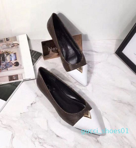 branded women heartbreaker leather ballet flats fashion girl pointed toe loafer designer lady letter flower printed rubber sole dress g01, Black
branded women heartbreaker leather ballet flats fashion girl pointed toe loafer designer lady letter flower printed rubber sole dress g01, Black