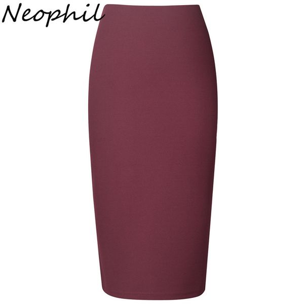 neophil 2019 winter ladies chiffon pencil skirts midi high waist stretch slim casual pink black office work wear saia s0311, Black;gray
neophil 2019 winter ladies chiffon pencil skirts midi high waist stretch slim casual pink black office work wear saia s0311, Black;gray