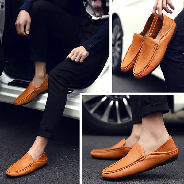 2020 men casual fashion leather driving shoes moccasins slip on loafers flats peas shoes boat zapatos hombre, Black
2020 men casual fashion leather driving shoes moccasins slip on loafers flats peas shoes boat zapatos hombre, Black