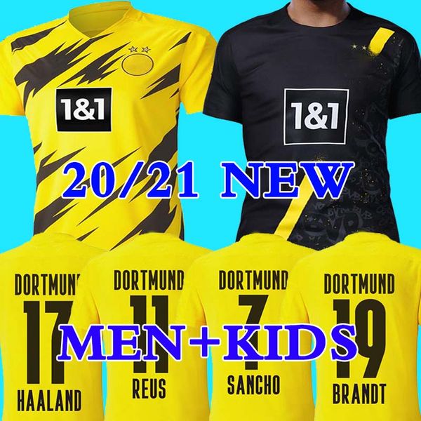 20 21 haaland borussia sancho dortmund soccer jersey 2020 2021 football shirt 110th reus hummels brandt paco delaney men + kids kit maillot, Black;yellow
20 21 haaland borussia sancho dortmund soccer jersey 2020 2021 football shirt 110th reus hummels brandt paco delaney men + kids kit maillot, Black;yellow