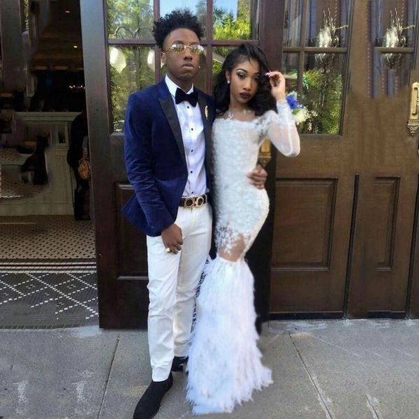 royal blue velvet groom tuxedo wedding suits for man outfits 2piece prom party terno masculino smoking jacket man blazer costume homme, Black;gray 
royal blue velvet groom tuxedo wedding suits for man outfits 2piece prom party terno masculino smoking jacket man blazer costume homme, Black;gray