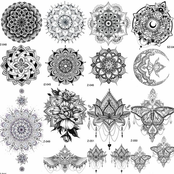 yuran women arm fake black tattoo henna mandala flower temporary tattoo girls beauty flora waterproof tatoos mehndi
yuran women arm fake black tattoo henna mandala flower temporary tattoo girls beauty flora waterproof tatoos mehndi