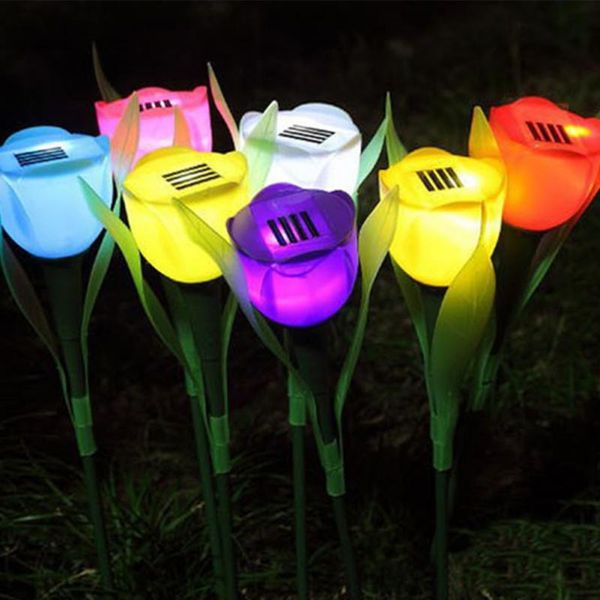 8colors outdoor garden solar led light solar powered led tulip home lawn lamp landscape night flower lamp 1pc
8colors outdoor garden solar led light solar powered led tulip home lawn lamp landscape night flower lamp 1pc