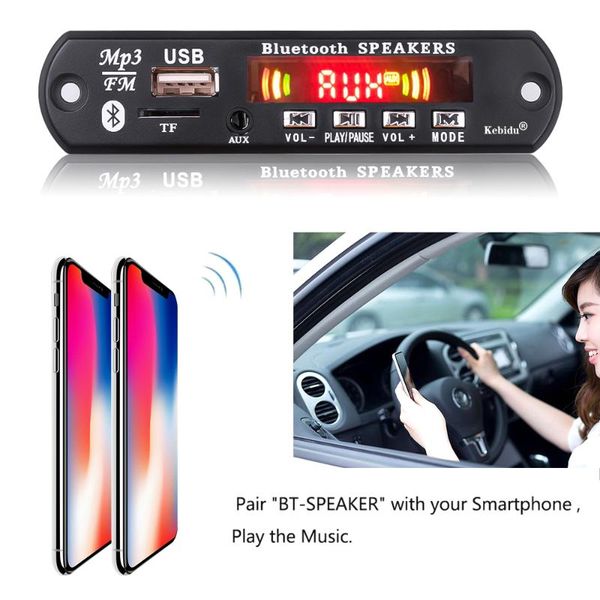 bluetooth 5.0 mp3 decoder board car kit audio module dc 5v-12v usb tf fm radio module for car music speaker recording
bluetooth 5.0 mp3 decoder board car kit audio module dc 5v-12v usb tf fm radio module for car music speaker recording
