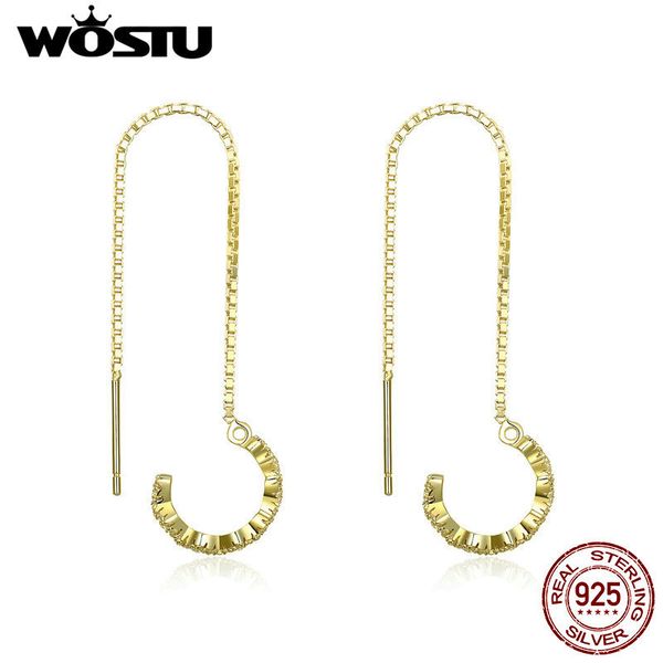 wostu classical 100% 925 sterling silver lure surround gold color drop earrings for women fine jewelry fashion gift cqe468
wostu classical 100% 925 sterling silver lure surround gold color drop earrings for women fine jewelry fashion gift cqe468
