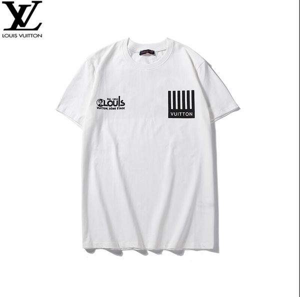 2020 summer fashion designers men's shirt t-shirt letter embroidery t-shirt men's brand short-sleeved t-shirt women's shirt-0, White
2020 summer fashion designers men's shirt t-shirt letter embroidery t-shirt men's brand short-sleeved t-shirt women's shirt-0, White