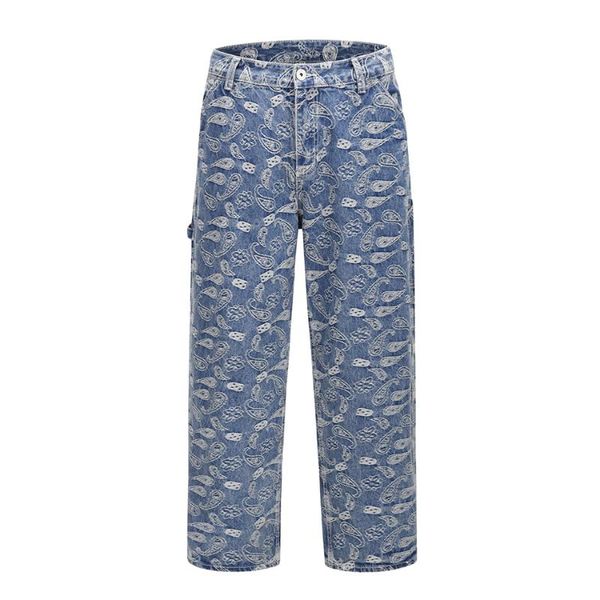 men's couple wide leg jeans pants hip hop harajuku west vintage cashew flower old washed streetwear jeans tactical pants, Black
men's couple wide leg jeans pants hip hop harajuku west vintage cashew flower old washed streetwear jeans tactical pants, Black