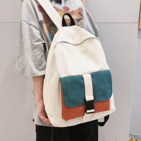 simple canvas backpack women school bags for teenage girls teen bagpack preppy style campus student back pack female 2020 new 
simple canvas backpack women school bags for teenage girls teen bagpack preppy style campus student back pack female 2020 new