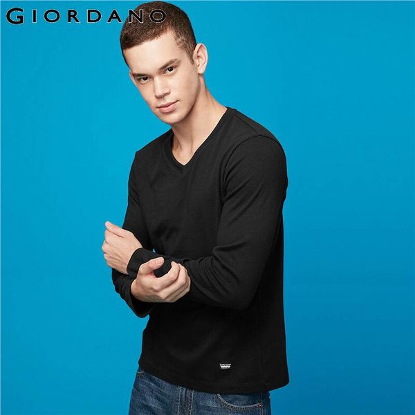 giordano men tshirt thick 100% cotton long sleeve men clothes v-neck slim fit camiseta masculina ropa hombre de marca 01029802, White;black
giordano men tshirt thick 100% cotton long sleeve men clothes v-neck slim fit camiseta masculina ropa hombre de marca 01029802, White;black