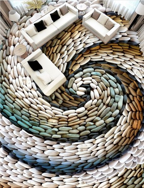 custom 3d floor wallpaper modern art river stones bathroom floor mural cobblestone pvc self-adhesive wallpaper waterproof murals
custom 3d floor wallpaper modern art river stones bathroom floor mural cobblestone pvc self-adhesive wallpaper waterproof murals