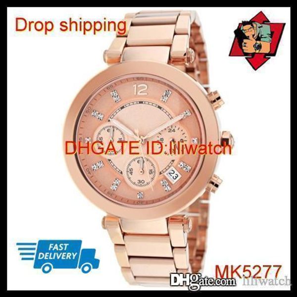 100% original japan movement drop shipping women's mk5275 mk5276 mk5277 glitz silver rose gold dial stainless steel chronograph watch, Slivery;brown
100% original japan movement drop shipping women's mk5275 mk5276 mk5277 glitz silver rose gold dial stainless steel chronograph watch, Slivery;brown