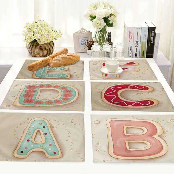 42x32cm cotton linen western pads english alphabets pattern placemat insulation dining table mat bowls coasters kitchen accessories
42x32cm cotton linen western pads english alphabets pattern placemat insulation dining table mat bowls coasters kitchen accessories