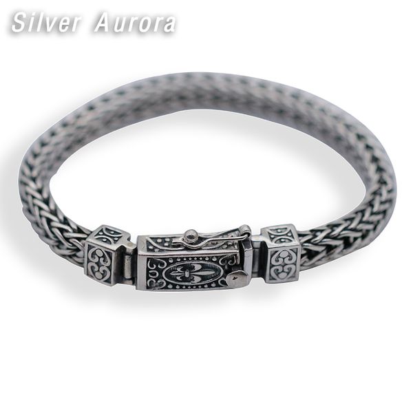 2019 friend bracelet 100% real 925 sterling silver jewelry for men women vintage lucky weave rope chain bracelet bangle, Golden;silver
2019 friend bracelet 100% real 925 sterling silver jewelry for men women vintage lucky weave rope chain bracelet bangle, Golden;silver