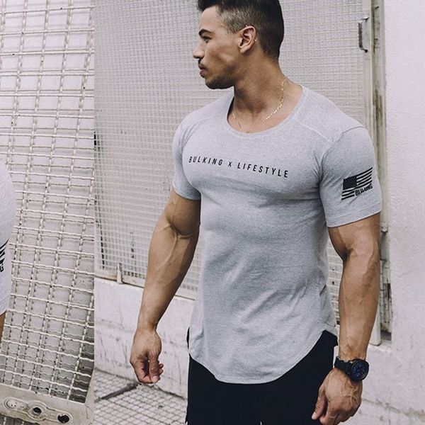 new men running tight short t-shirt compression quick dry t shirt male gym fitness bodybuilding jogging tees clothing, Black;blue
new men running tight short t-shirt compression quick dry t shirt male gym fitness bodybuilding jogging tees clothing, Black;blue