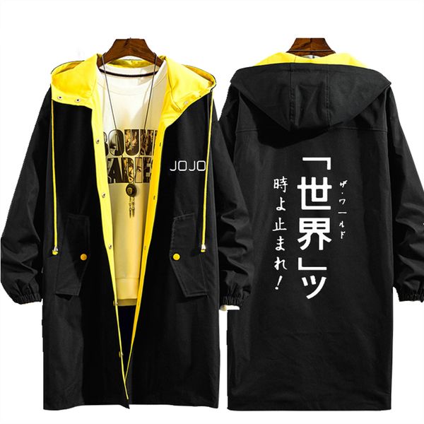 jojo's bizarre adventure long trench coat anime hooded sweatshirt kujo jotaro women clothes harajuku streetwear long coat, Black;brown
jojo's bizarre adventure long trench coat anime hooded sweatshirt kujo jotaro women clothes harajuku streetwear long coat, Black;brown