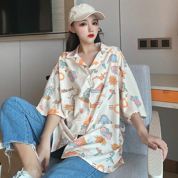oversized summer blouse for women ladies button shirt harajuku ulzzang korean clothing short sleeve long loose big size, White
oversized summer blouse for women ladies button shirt harajuku ulzzang korean clothing short sleeve long loose big size, White