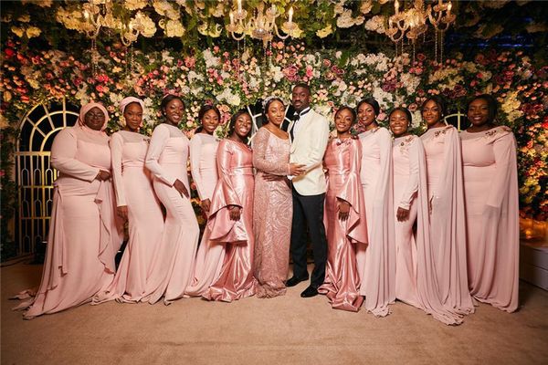2019 blush pink long sleeves chiffon bridesmaid dresses african evening prom dresses long formal wedding guest gown, White;pink
2019 blush pink long sleeves chiffon bridesmaid dresses african evening prom dresses long formal wedding guest gown, White;pink