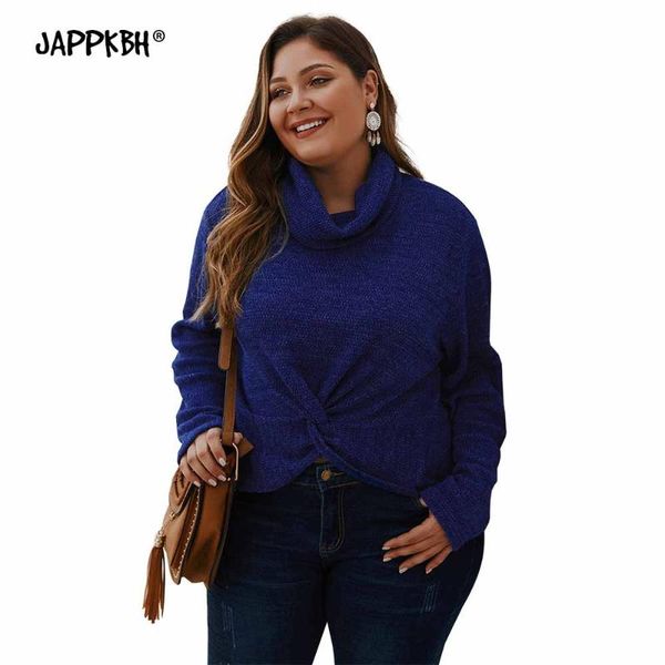 2020 women's sweater autumn casual oversize knitted turtleneck pullover jacket female plus size winter solid outwear, White;black
2020 women's sweater autumn casual oversize knitted turtleneck pullover jacket female plus size winter solid outwear, White;black