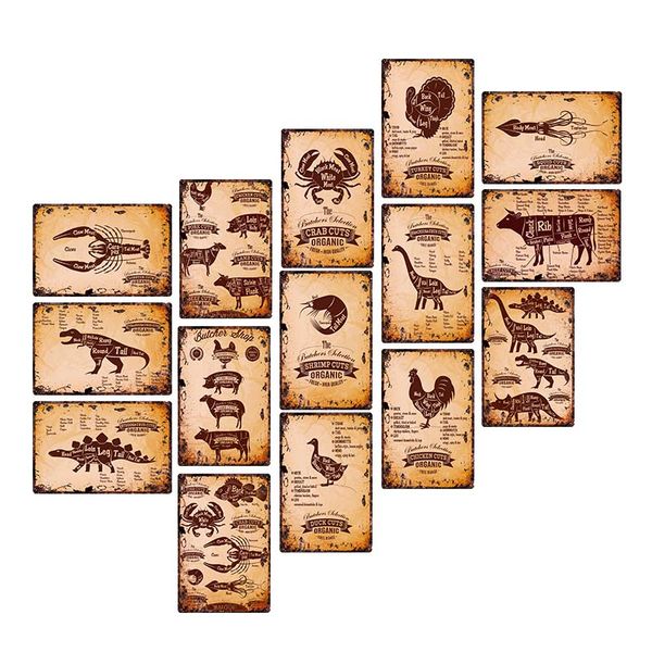 beef pig duck meat cuts collection guide metal tin signs whiskey plaque vintage painting poster wall sticker pub bar home decor
beef pig duck meat cuts collection guide metal tin signs whiskey plaque vintage painting poster wall sticker pub bar home decor