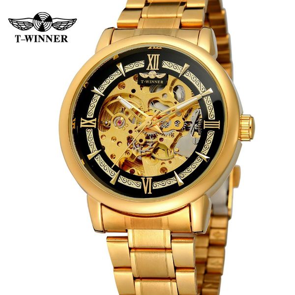 2019 winner gold watches men automatic mechanical skeleton watch full steel wristwatch male clock relogio masculino, Slivery;brown
2019 winner gold watches men automatic mechanical skeleton watch full steel wristwatch male clock relogio masculino, Slivery;brown